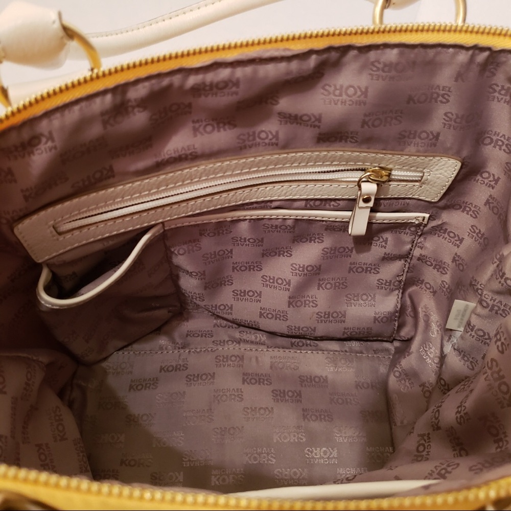 Vintage Michael Kors Nautical Stripe Canvas Bag - Picture 6 of 7